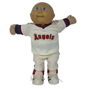 Vintage 1980s Cabbage Patch Kids MLB 'Angels ' Doll